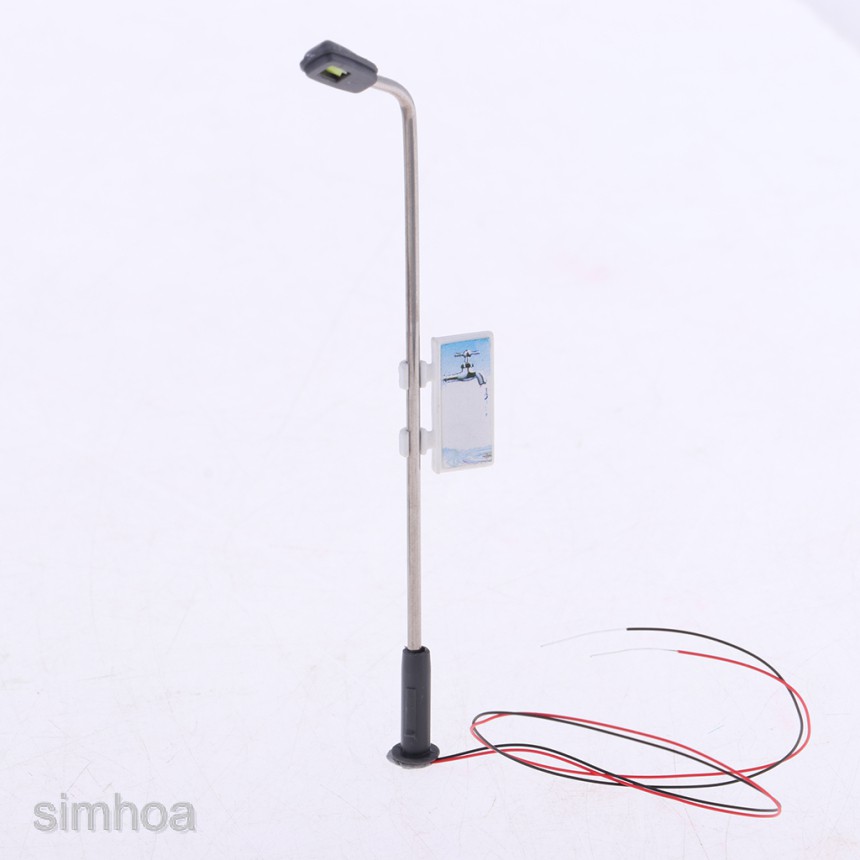 Bộ 20 Mô Hình đèn đường tỉ lệ 1 : 150