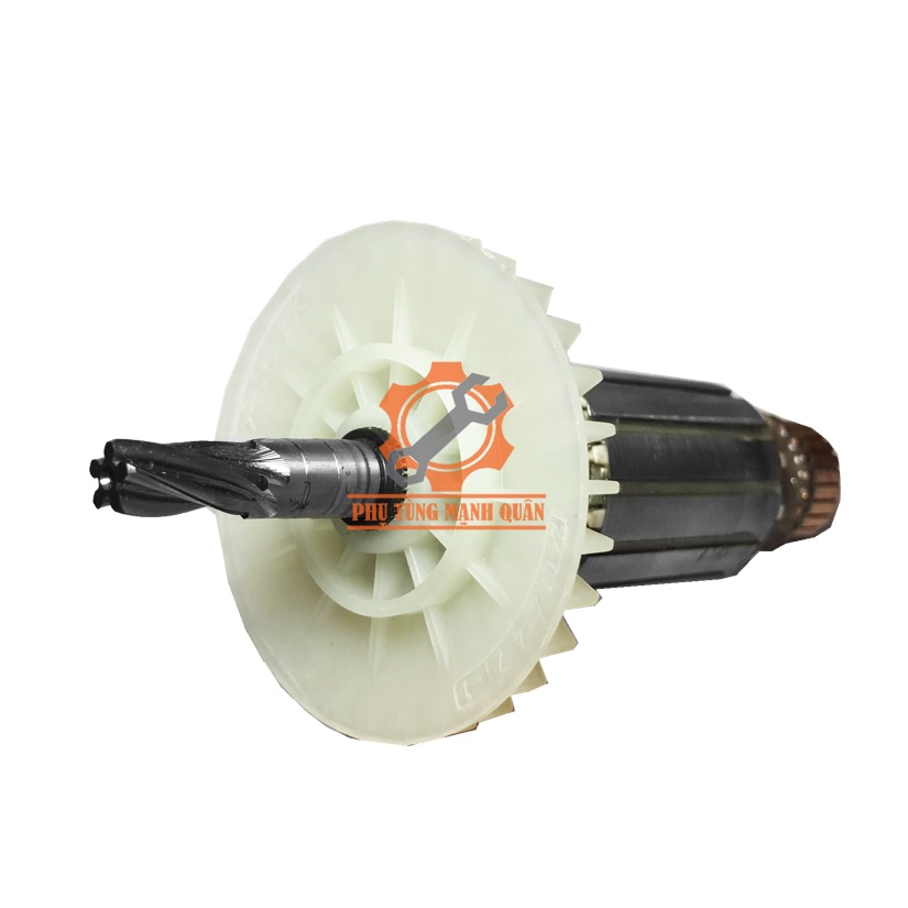 Rotor/ruột máy khoan Makitaa HR2450 thân 32 dài 152 5 răng dấu sắc hãng DCA tặng kèm chổi than cao cấp