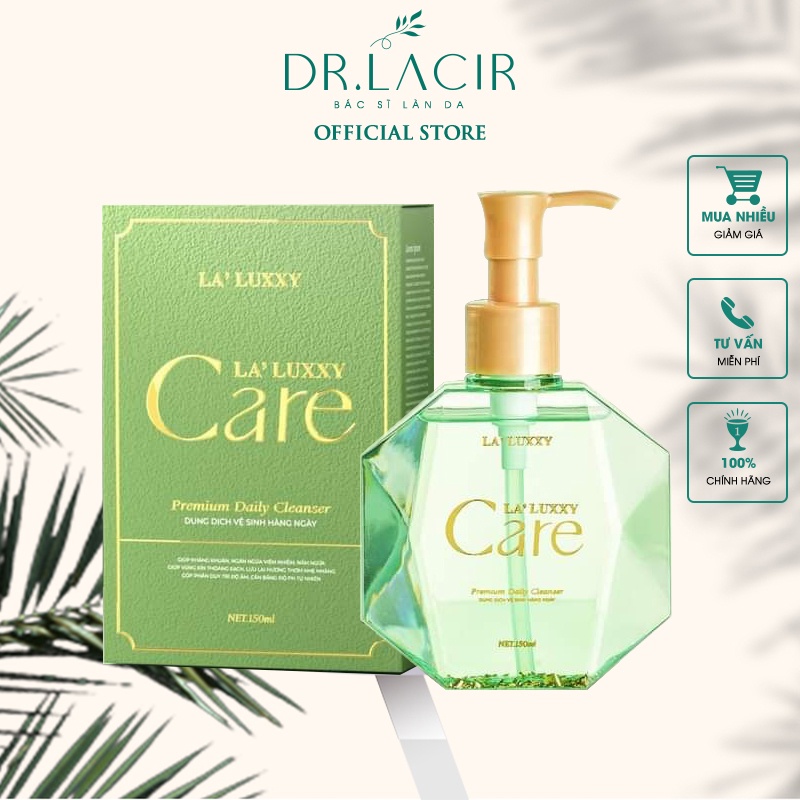 Dung dịch vệ sinh giúp ngừa nấm ngứa,duy trì độ ẩm La'Luxxy Care DR.LACIR Chai 150ml DR123
