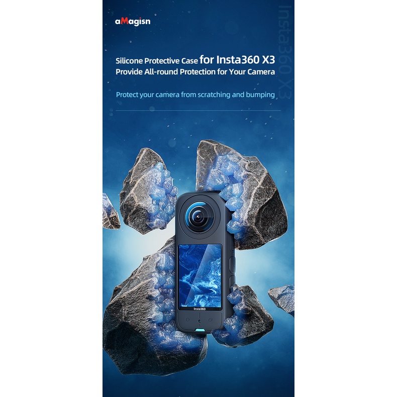 Vỏ Silicon Bảo Vệ Thân Máy Insta360 X3 Insta360 X3