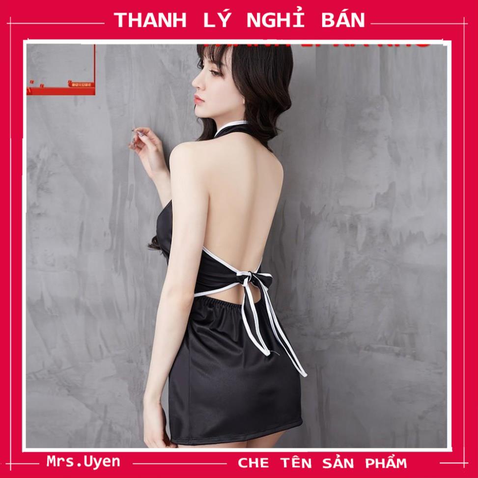 Váy ngủ nữ gợi cảm cosplay cô gái thượng hải, đầm ngủ nữ hở lưng gợi cảm sang chảnh quý phái - SX001 | BigBuy360 - bigbuy360.vn