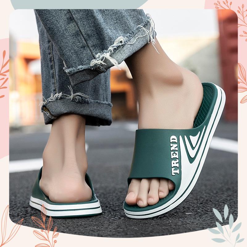 Dép Quai Ngang Dép Nam Nữ Chất Liệu Cao Su Đúc Trend DP14