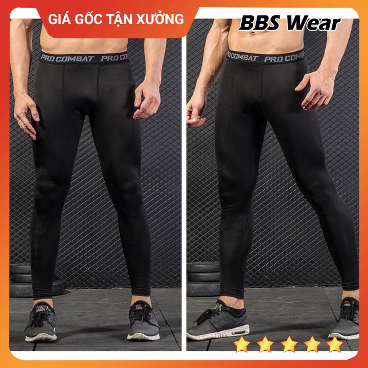 Quần COMBAT Legging Nam Dáng Dài PRO Chất Thun Co Dãn 4 Chiều Chuyên Gym, Bóng Rổ, Yoga - GY002