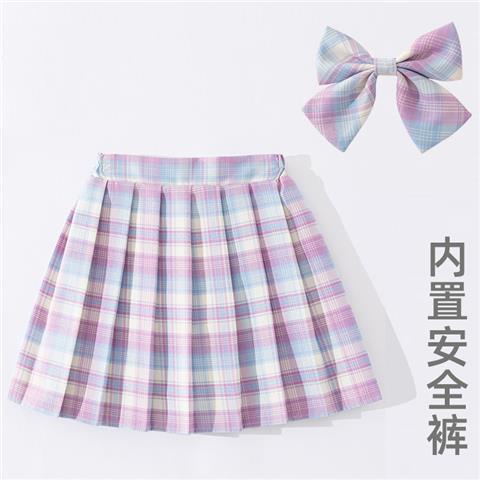 Chân Váy Đồng Phục Xếp Ly Dáng Ngắn Thời Trang Xuân Thu Xinh Xắn Cho Bé Gái
