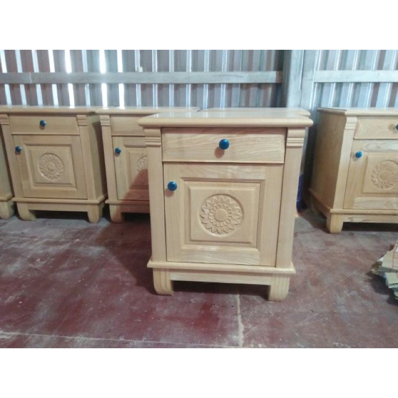 Kệ gỗ sồi ,táp đầu giường hai màu