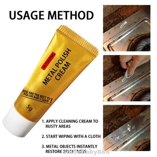 Quick Cleaning Multifunctional Bathroom Kitchen Utensils For Faucet Rust Removal Metal Polish Cream
