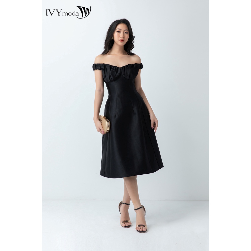 Đầm dạ hội xếp ngực IVY moda MS 45S2545