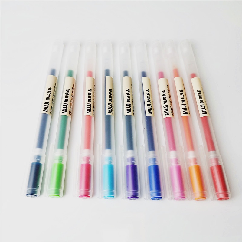 Bút Muji 0.38mm Nhiều Màu Sắc Nhập Khẩu Từ Nhật Bản