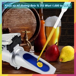 Khúc xạ kế đo đường độ chính xác cao brix % sg wort 1.000 to 1.130 - eurooutlet