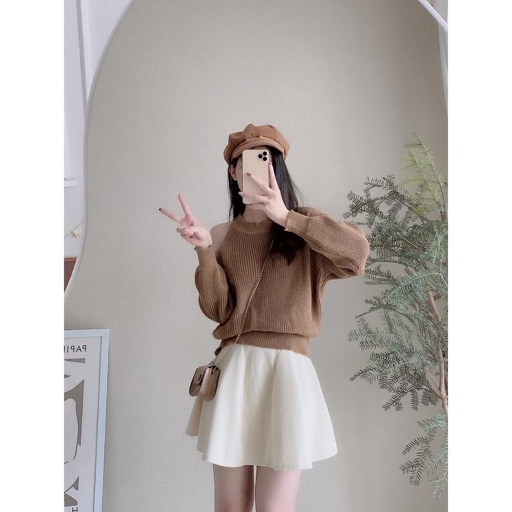 CHÂN VÁY NHUNG DÁNG XÒE XINH XẮN ĐIỆU ĐÀ | BigBuy360 - bigbuy360.vn