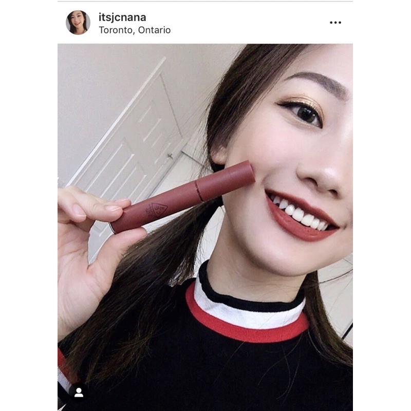 Son 3CE Velvet Lip Tint Taupe Đỏ Nâu | BigBuy360 - bigbuy360.vn