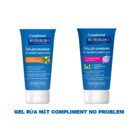 Gel rửa mặt Compliment No Problem - Nga
