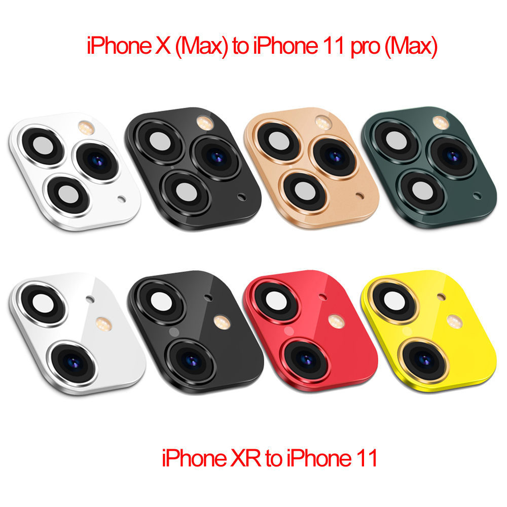 Ốp Điện Thoại Mặt Kính Giả Camera Nhiều Màu Sang Trọng Cho Iphone Xr X 11 Pro Max