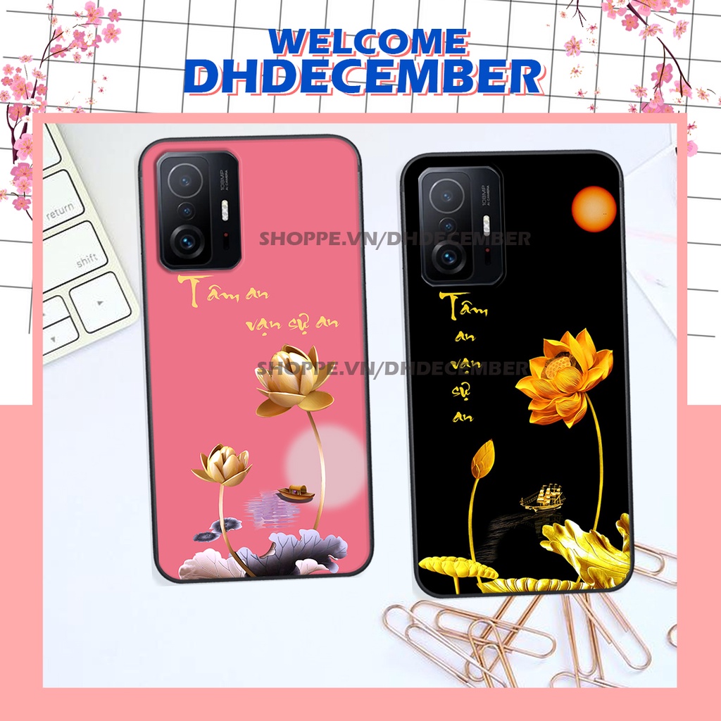 Ốp lưng Xiaomi MI 11T / MI 11T PRO in hình thư pháp tâm an vạn sự an ,mã đáo thành công SIÊU CHẤT