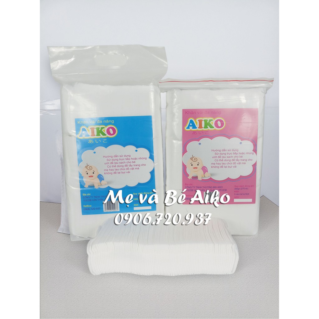 COMBO 6 GÓI KHĂN VẢI KHÔ ĐA NĂNG AIKO 270 TỜ/TÚI X 6 TÚI