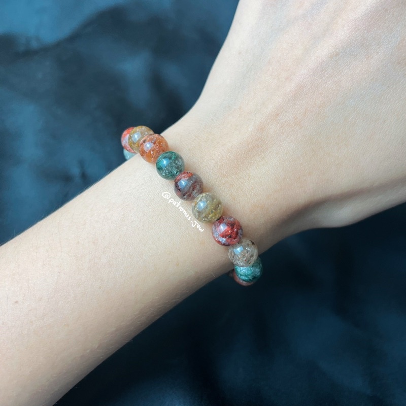 Vòng Tay Thạch Anh Ưu Linh Đa Sắc VTTAULDS822A Patronus Jewelry