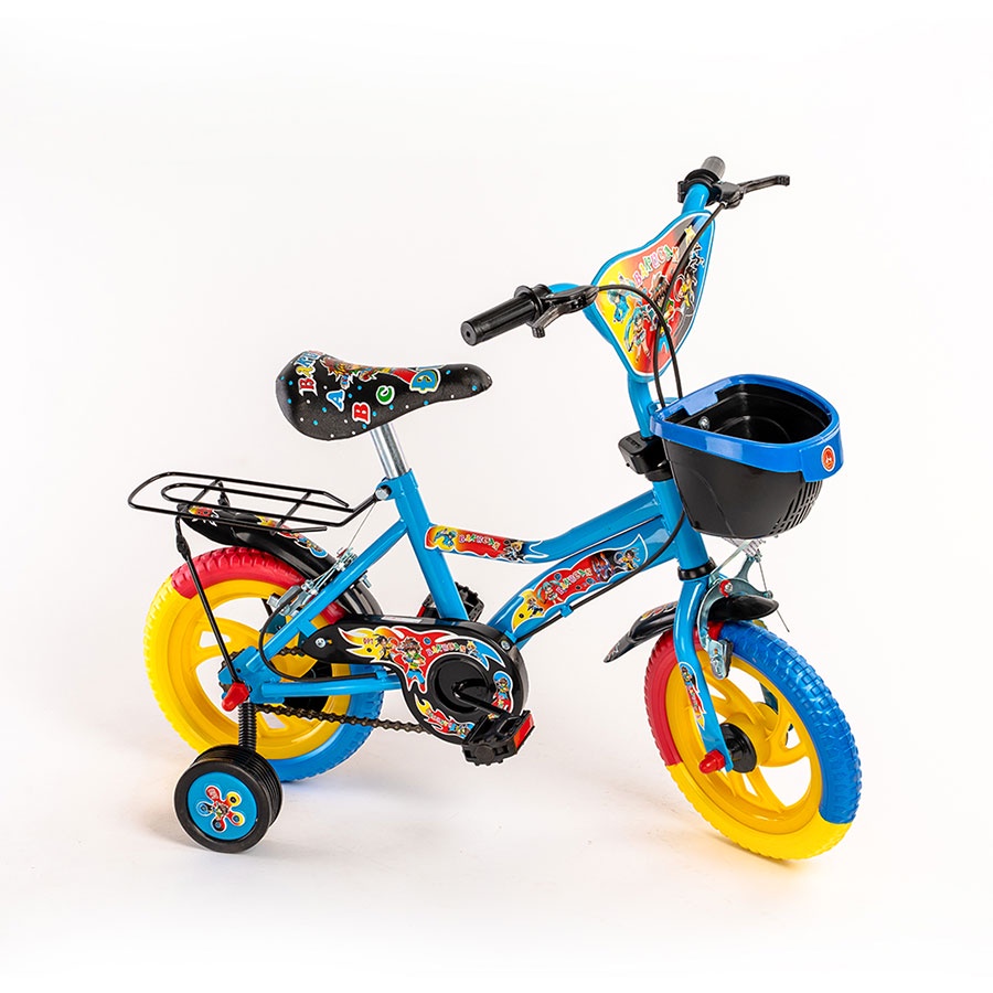 XE ĐẠP TRẺ EM  RÁP SẴN NHIỀU MÀU CHO BÉ 2-6 TUỔI Size 12 Inch, 14 Inch BAKUGAN CÓ CHUÔNG