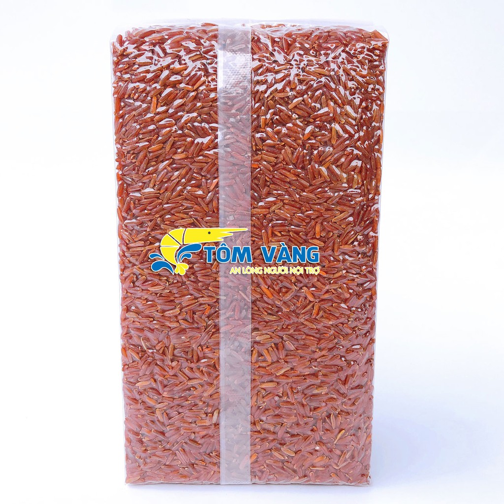  Gạo Lứt Huyết Rồng - (Túi 1kg) - Tôm Vàng