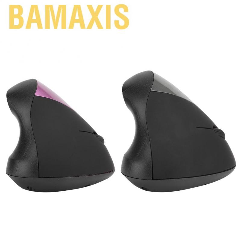 Bamaxis Ergonomic Vertical High-Gloss UV Paint Surface 1200DPI 2.4G Wireless Optical Mouse