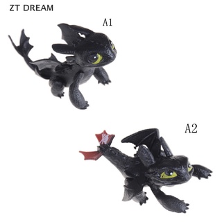 Đồ chơi trẻ em hình rồng Night Fury Toothless ZTD bằng PVC 07