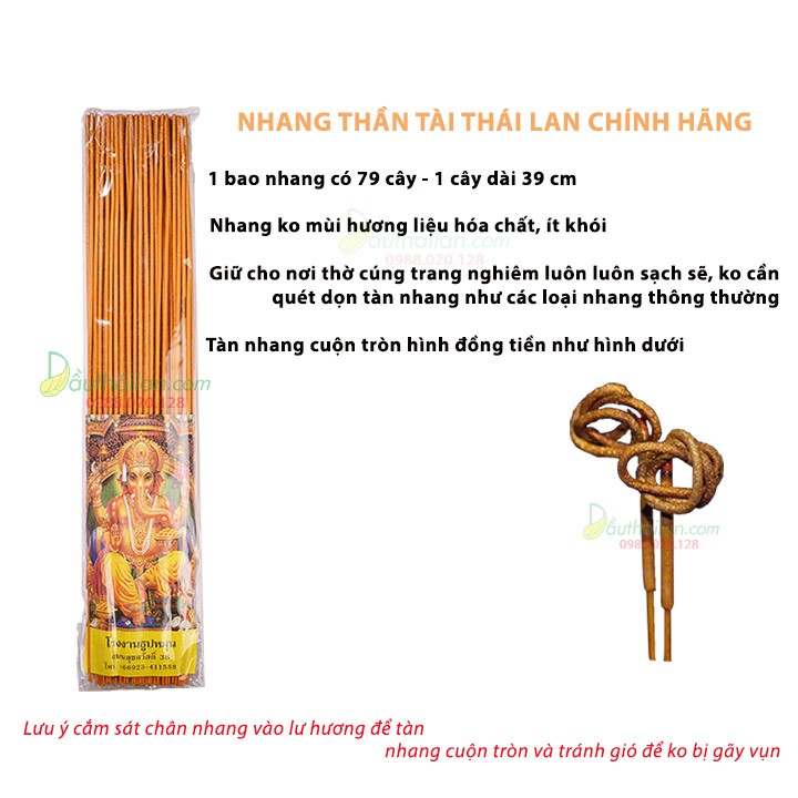 Nhang Thần Tài Thái Lan (Cam kết chính hãng 100%) | BigBuy360 - bigbuy360.vn