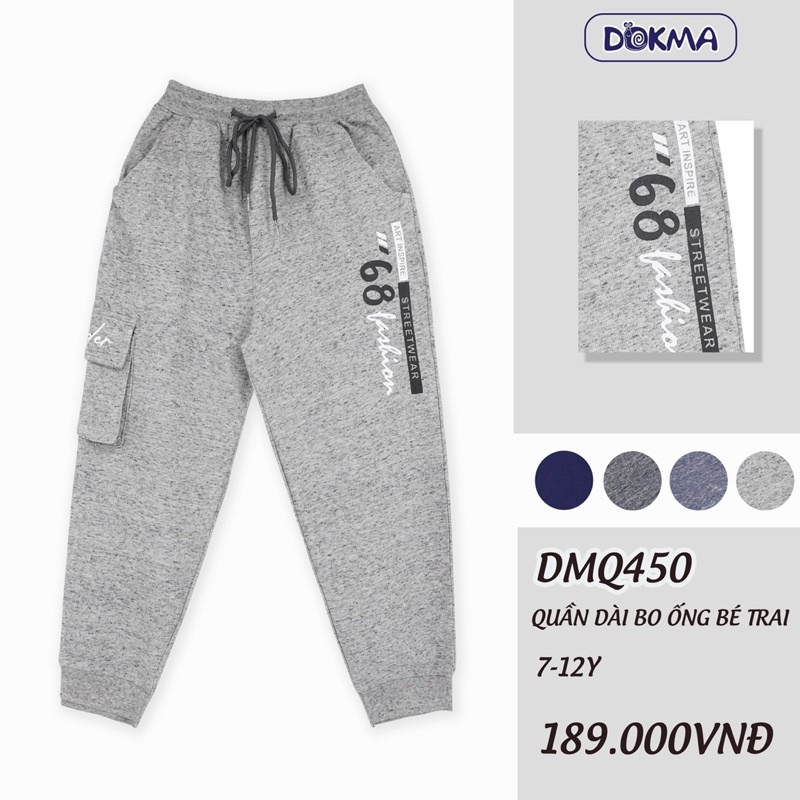 Quần dài Dokma hàng thu chất vải cotton da cá,co dãn ,thoáng mát ,thấm hút