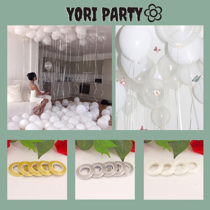 Cuộn Ruy Băng Trang Trí Bong Bóng - Yori Party