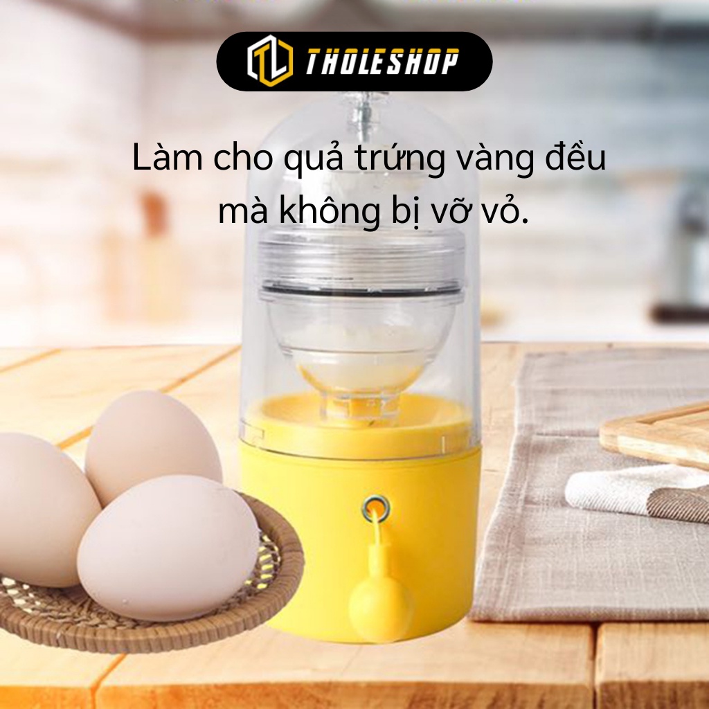 Máy Lắc, Trộn Trứng - Dụng Cụ Đánh Trứng Bằng Tay Trộn Lòng Đỏ Và Trắng Nhanh Chóng 10118