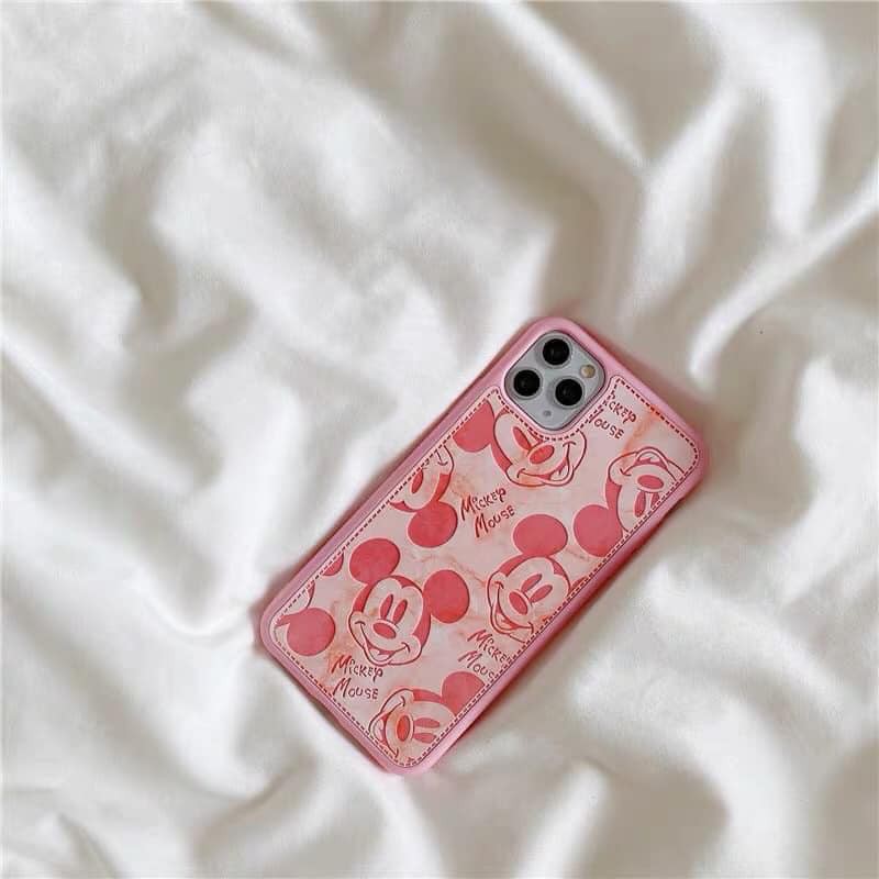 🌸Ốp lưng iphone🌸 MICKEY chuột chất da siêu xinh so hot full ip 6-6s/6-6s-plus/7-8-plus/X-XS/XSMAX/11/11-pro-max