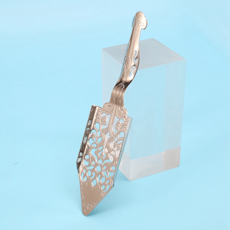 Set 2 Muỗng Ăn Cocktail Bằng Thép Không Gỉ Absinthe Phong Cách Gothic