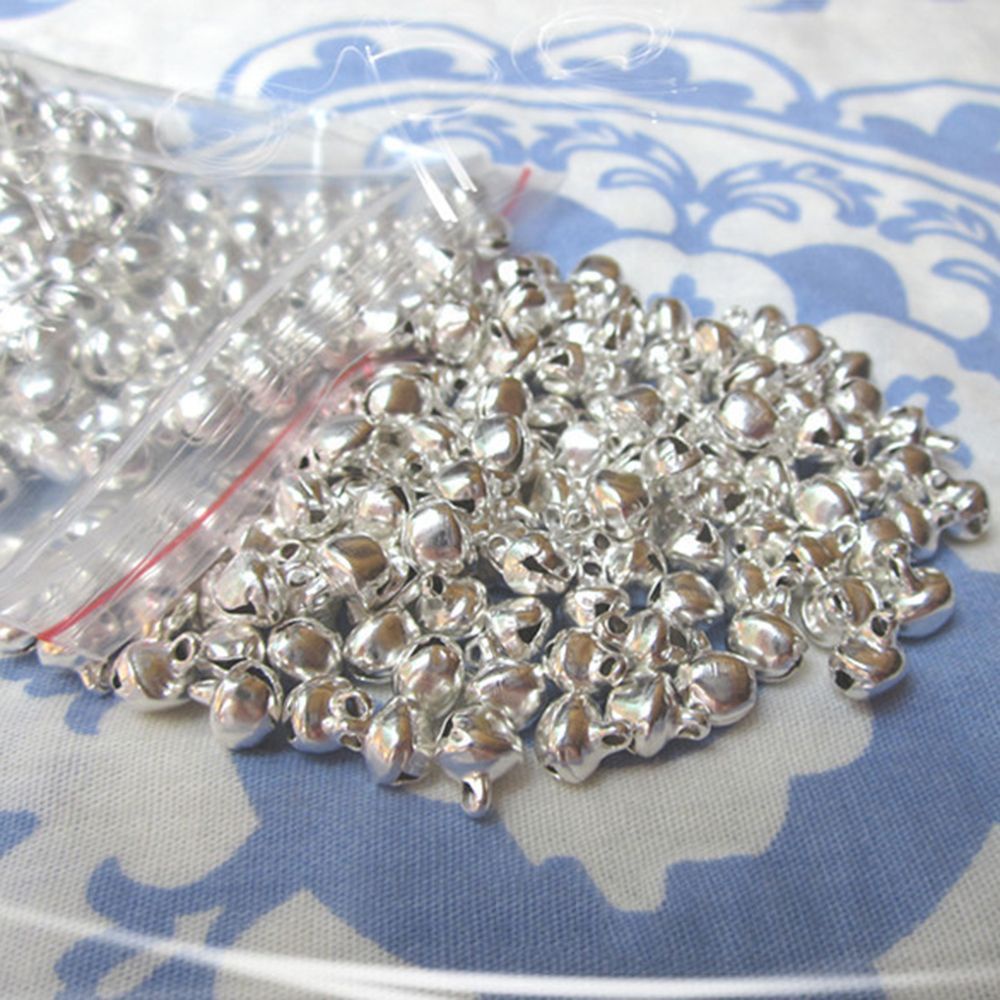 Bộ 50 chuông nhỏ nhiều màu sắc tùy chọn dùng trang trí cây thông Giáng Sinh DIY