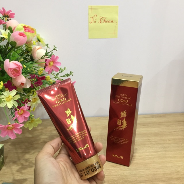 Sữa rửa mặt sâm Gold Kred6