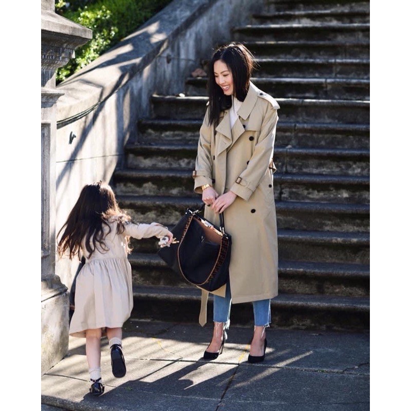 Áo khoác măng tô/ Áo trech coat dáng dài, chất kaki dày dặn | BigBuy360 - bigbuy360.vn