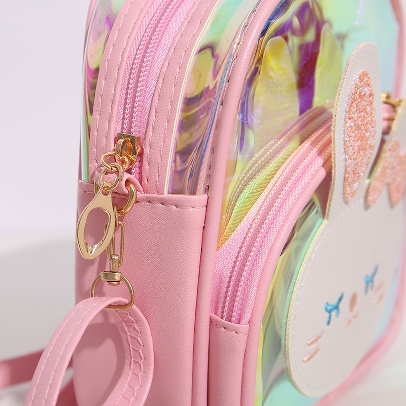 Balo bé gái con vật màu hồng ánh kim đi học đi chơi MINTSCLOSET Mint's Closet - p170 - PK8311