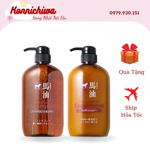 Dầu gội xả ngựa Horse oil 600ml