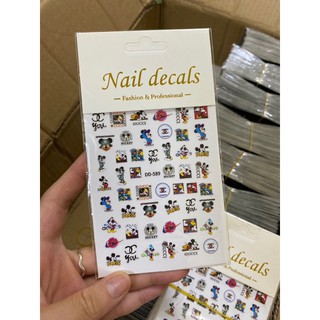 stick micky hình dán móng tay sticker nail