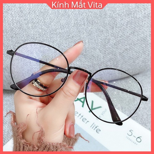 Gọng Kính Nữ Shopvita Gọng Kính Tròn Kim Loại Cao Cấp Phong Cách Thời Trang Hàn Quốc  -VT1 | BigBuy360 - bigbuy360.vn