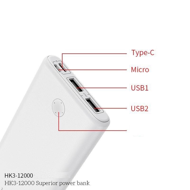 Pin dự phòng Hoco 12000mah HK3