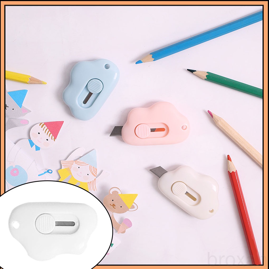 Cloud Mini Portable Paper Trimmer Office Student Small Art Slicer Express Unpacking Envelope Opener broxah