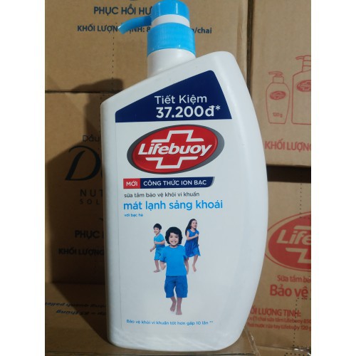 Sữa Tắm Lifebuoy Mát Lạnh Sảng Khoái 850G