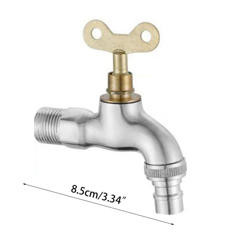 Vòi Nước Chống Trộm Kèm Chìa Khóa Bằng Đồng Thau Tiện Dụng