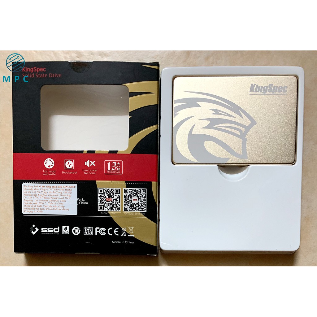 Ổ cứng SSD KingSpec 120Gb / 128Gb / 240Gb / 256Gb / 512Gb 2.5" Sata III - Chính hãng Mai Hoàng - Bảo hành 36 tháng | WebRaoVat - webraovat.net.vn