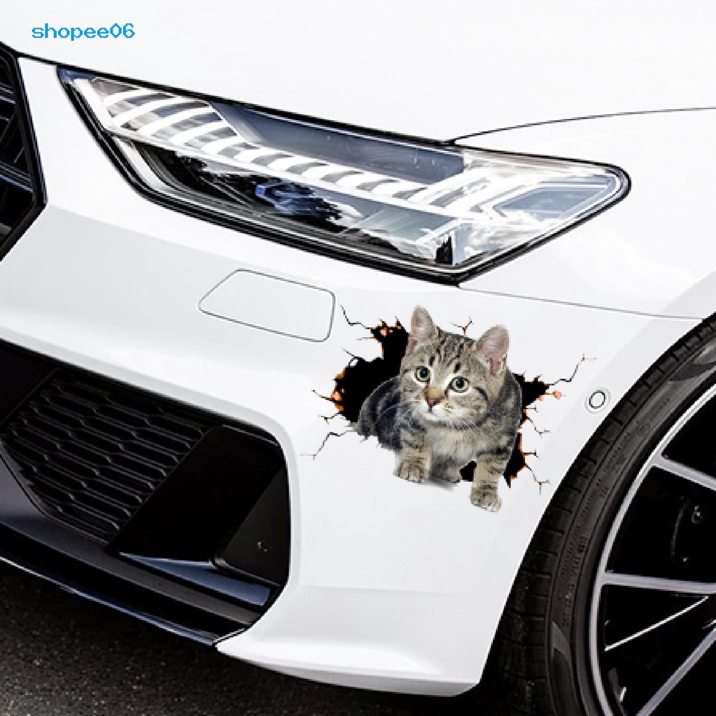 Miếng Dán Trang Trí Xe Hơi Tạo Hiệu Ứng 3D Chống Thấm Nước Độc Đáo