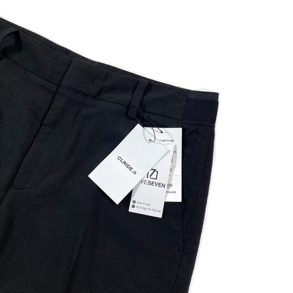 Quần âu nam Clride.n - 214M form Slimfit vải nano đũi chun cạnh hàng xuất xịn