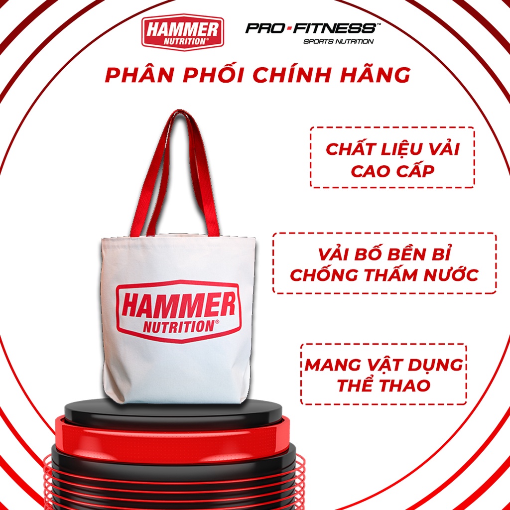 Túi xách thể thao du lịch Hammer Nutrition - Túi vải bố cao cấp, bền bỉ chống thấm nước