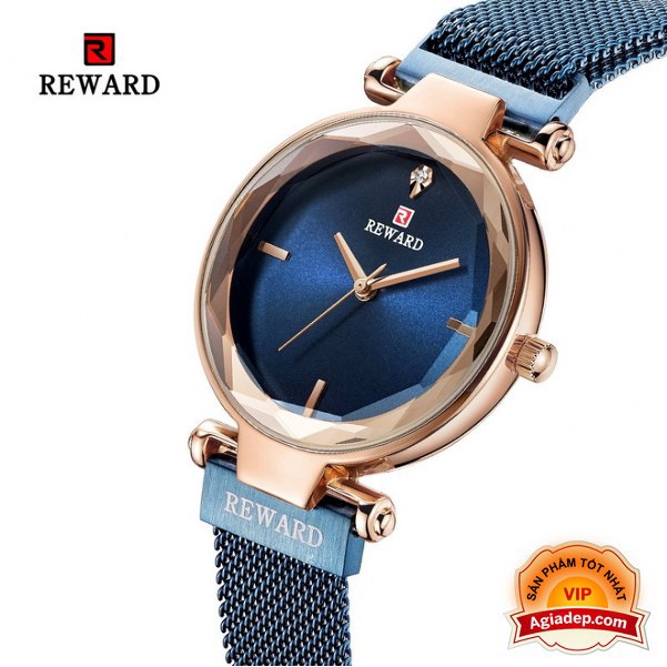 Đồng hồ thời trang nữ Reward - Đẹp long lanh - Nhập khẩu xịn - Màu xanh ngọc lục bảo 3096L