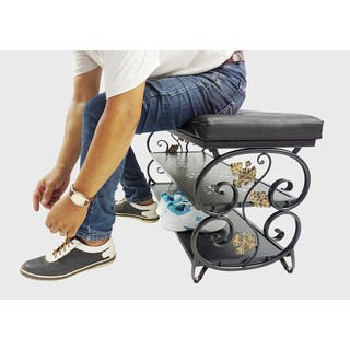 GHẾ / KỆ GIÀY DÉP SẮT MỸ THUẬT THÁI SƠN (LẮP RÁP)