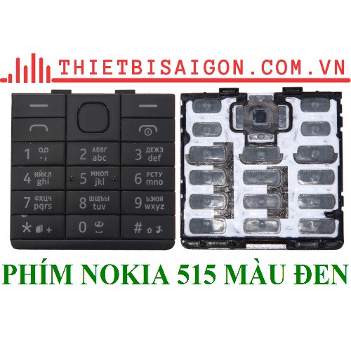 PHÍM NOKIA 515 MÀU ĐEN