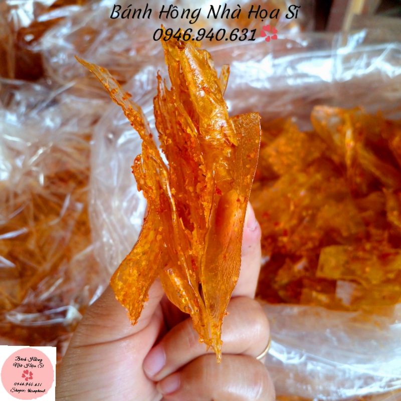Sỉ COMBO 100 BỊCH Bánh tráng sấy mắm tép giòn Tam Quan Bình Định