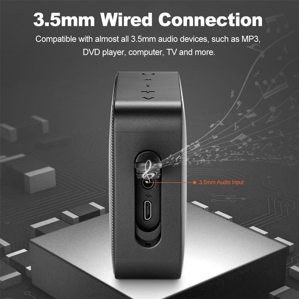 Loa JBL Go 3 Kết Nối Bluetooth Chống Nước Chống Bụi Và Phụ Kiện
